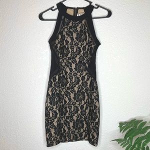Black lace mini dress - Womens size S